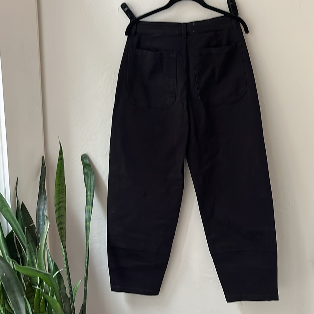đź–¤HTF EVERLANE THE UTILITY BARREL PANTS IN BLACK 6T 6 TALL - Picture 7 of 7